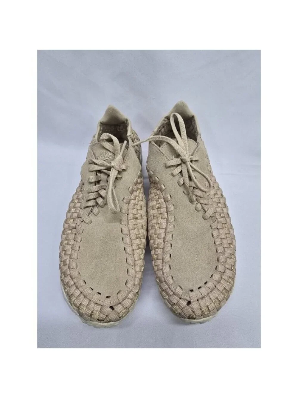Nike AIR FOOTSCAPE WOVEN NM Khaki Size 8 Women's 917698-200